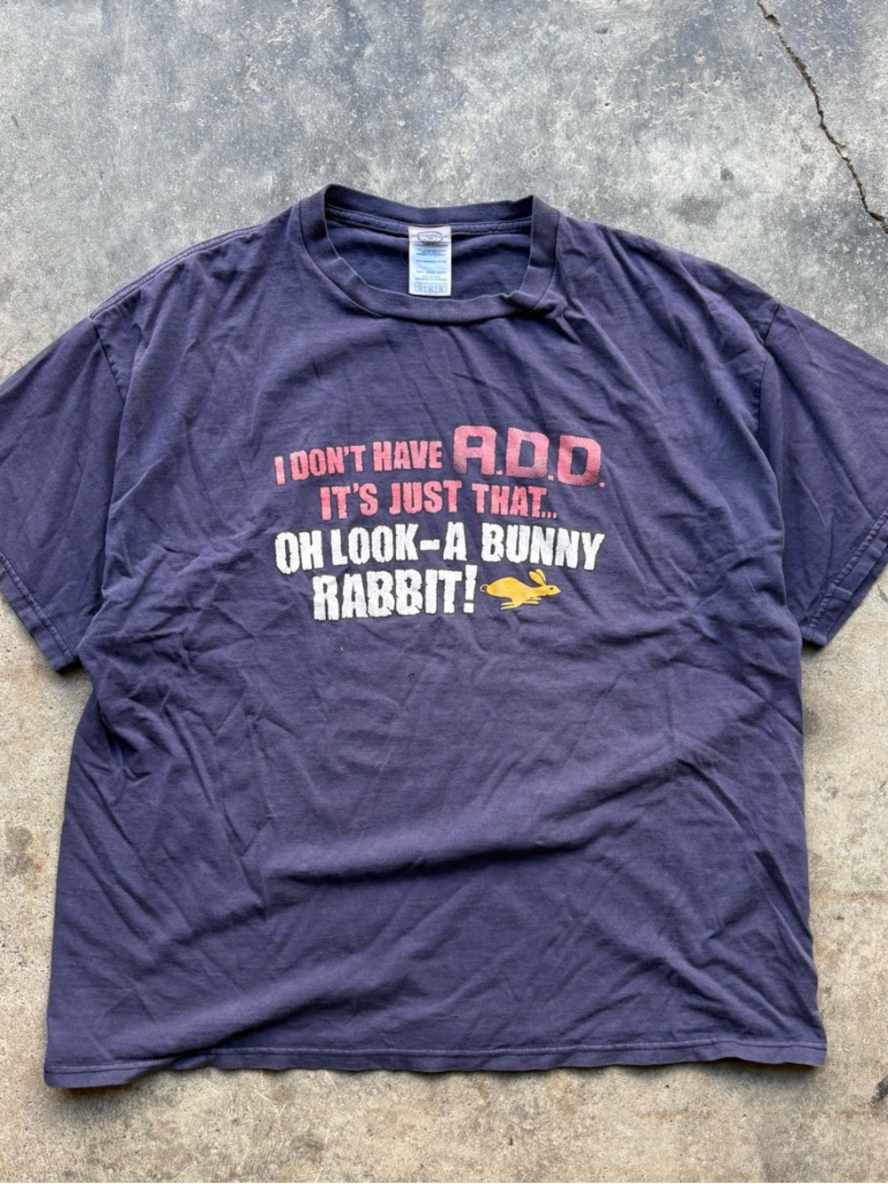 Delta Navy Blue T-Shirt with Red and Teal Logo